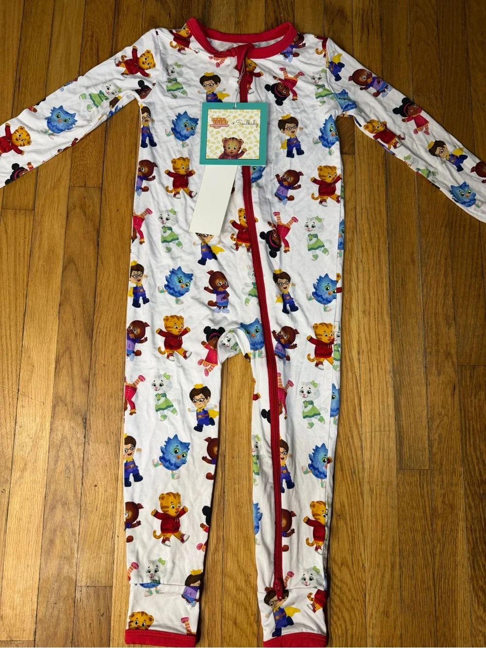 Soul Baby Bamboo 12/18 Daniel Tigers Neighborhood Zippy NWT